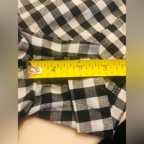 Long sleeve light weight linen blend romper size small. - Picture 5 of 8